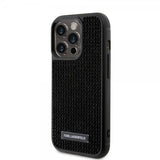 Karl Lagerfeld iPhone 15 Pro Rhinestone Suojakuori Musta
