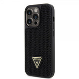 Guess iPhone 15 Pro Kuori Rhinestone Musta