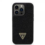 Guess iPhone 15 Pro Kuori Rhinestone Musta