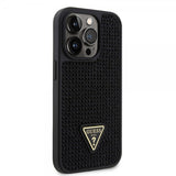 Guess iPhone 15 Pro Kuori Rhinestone Musta