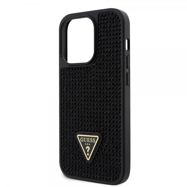Guess iPhone 15 Pro Kuori Rhinestone Musta