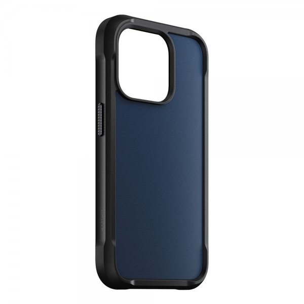 Nomad iPhone 15 Pro -suojakuori, Rugged Case, Atlantic Blue