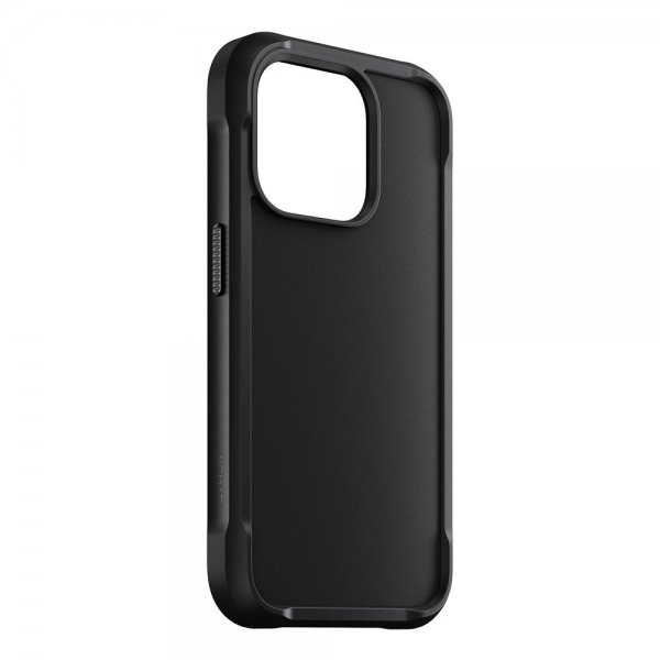 Nomad iPhone 15 Pro -suojakuori, Rugged Case, musta
