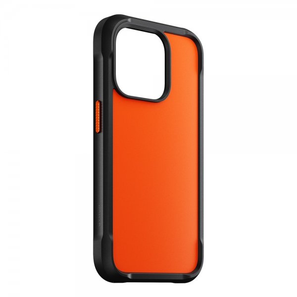 Nomad iPhone 15 Pro -suojakuori Rugged Case Ultra Orange