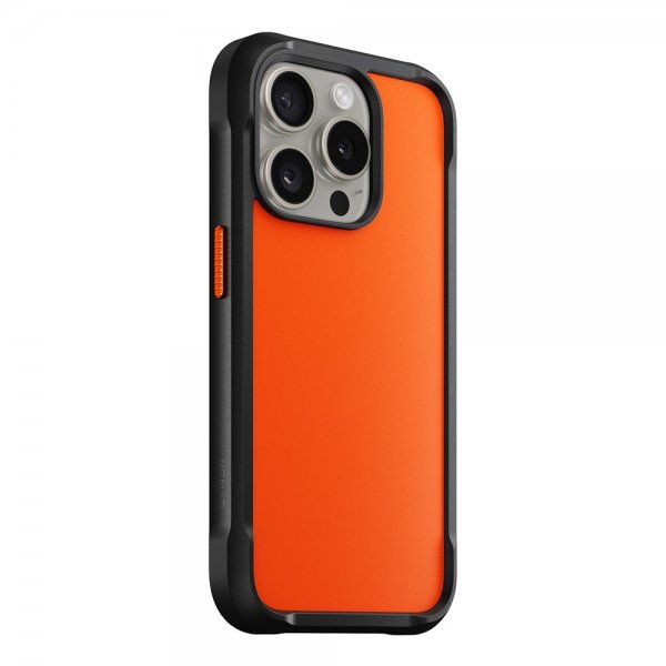 Nomad iPhone 15 Pro -suojakuori Rugged Case Ultra Orange