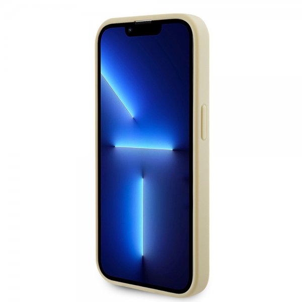 Guess iPhone 15 Pro -kuori Saffiano MagSafe Beige