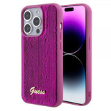 Guess iPhone 15 Pro -kuori Sequin Fuschia