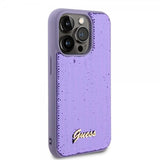 Guess iPhone 15 Pro -kuori, Sequin, violetti