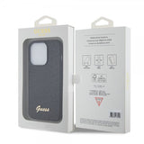 Guess iPhone 15 Pro Kuori Sequin Musta