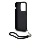Karl Lagerfeld iPhone 15 Pro Kuori Paljetti Musta