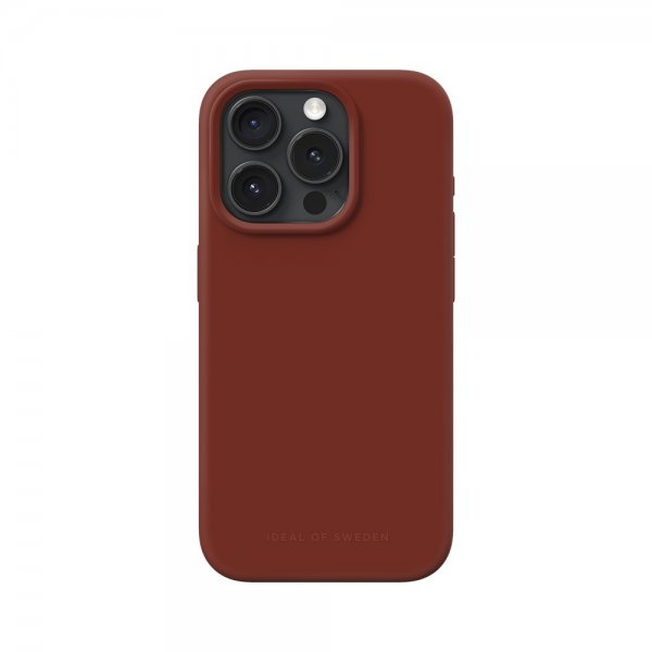 Ideal of Sweden iPhone 15 Pro Silicone Case MagSafe Dark Amber