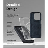 Ringke iPhone 15 Pro Kuori Silikoni Magneettinen Syvänsininen