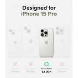 Ringke iPhone 15 Pro -silikonisuojakuori magneetilla Stone