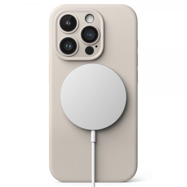 Ringke iPhone 15 Pro -silikonisuojakuori magneetilla Stone