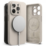 Ringke iPhone 15 Pro -silikonisuojakuori magneetilla Stone