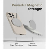 Ringke iPhone 15 Pro -silikonisuojakuori magneetilla Stone