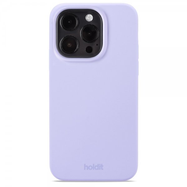 Holdit iPhone 15 Pro Silikonikuori Lavender