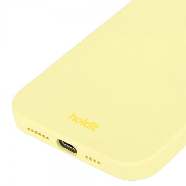 holdit iPhone 15 Pro -silikonikuori, Lemonade
