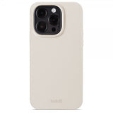 holdit iPhone 15 Pro Silikonikuori Light Beige