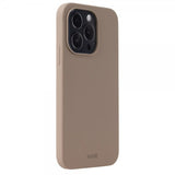 holdit iPhone 15 Pro Kuori Silikoni Mocha Brown