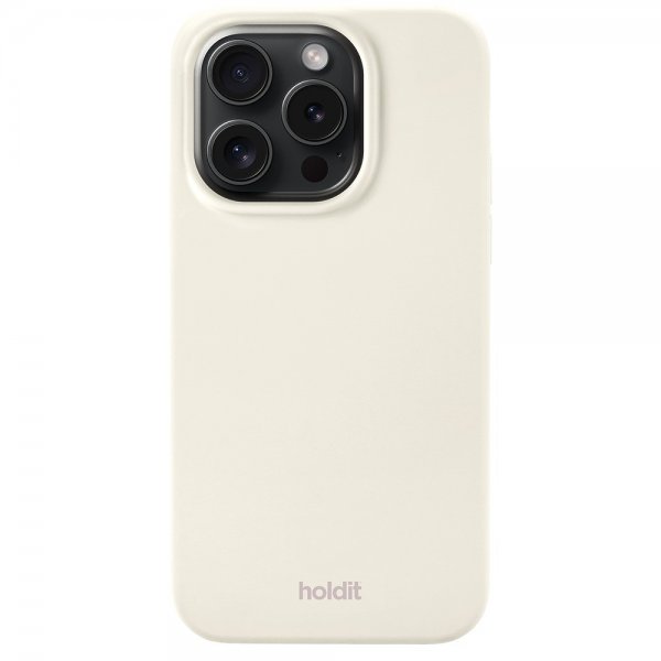 holdit iPhone 15 Pro -silikonikuori Soft Linen