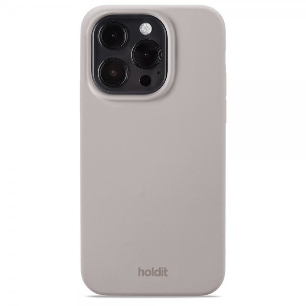 Holdit iPhone 15 Pro Silikonikuori Taupe