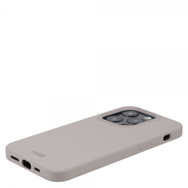 Holdit iPhone 15 Pro Silikonikuori Taupe