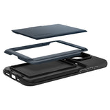 Spigen iPhone 15 Pro -suojakuori Slim Armor CS Metal Slate
