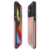 Spigen iPhone 15 Pro -suojakuori Slim Armor CS Rose Gold