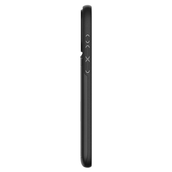 Spigen iPhone 15 Pro -suojakuori, Slim Armor CS, musta