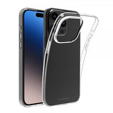 Vivanco iPhone 15 Pro Slim TPU -suojakuori läpinäkyvä