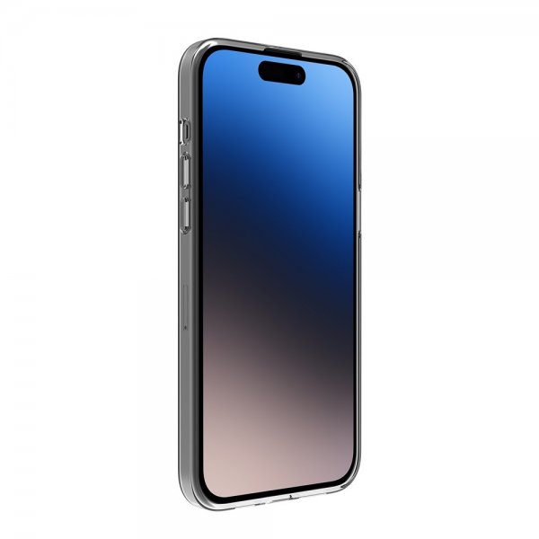 Vivanco iPhone 15 Pro Slim TPU -suojakuori läpinäkyvä