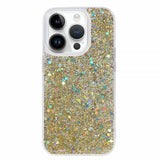 Nordic Covers iPhone 15 Pro Kuori Sparkle Series Citrine Gold