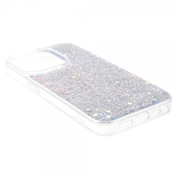 Nordic Covers iPhone 15 Pro Kuoret Sparkle Series Stardust Silver
