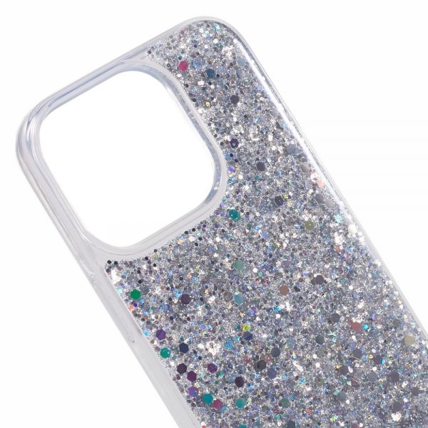 Nordic Covers iPhone 15 Pro Kuoret Sparkle Series Stardust Silver