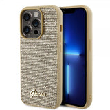 Guess iPhone 15 Pro Kuori Square Mirror Kulta