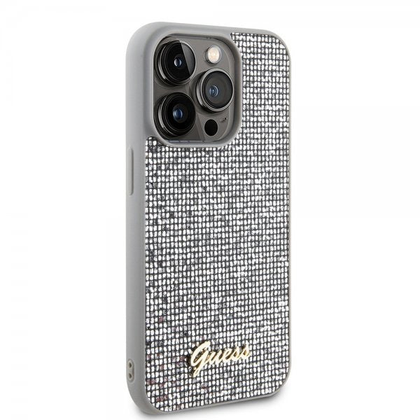 Guess iPhone 15 Pro Kuoret Square Mirror Silver
