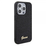 Guess iPhone 15 Pro -suojakuori, Square Mirror, musta