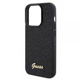 Guess iPhone 15 Pro -suojakuori, Square Mirror, musta