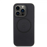 Mercedes Benz iPhone 15 Pro Kuori Star Pattern MagSafe Musta
