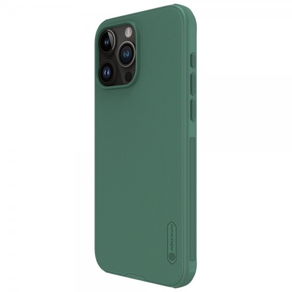 Nillkin iPhone 15 Pro Kuori Super Frosted Shield Pro Vihreä