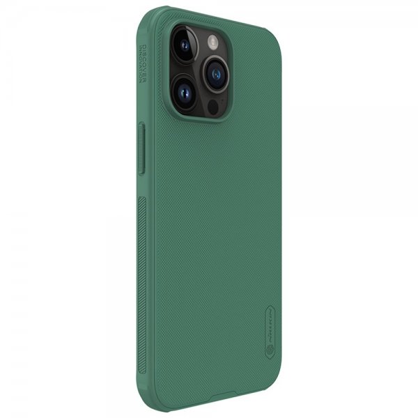 Nillkin iPhone 15 Pro Kuori Super Frosted Shield Pro Vihreä
