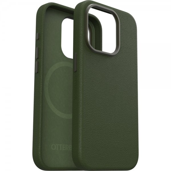 Otterbox iPhone 15 Pro Symmetry -suojakuori kaktusnahkaa MagSafe Cactus Groove