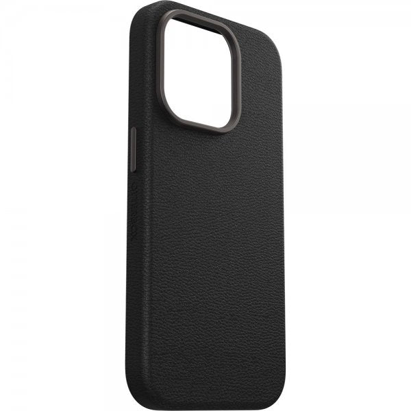 Otterbox iPhone 15 Pro -suojakuori Symmetry Cactus Leather MagSafe Noir Ash