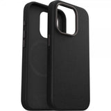 Otterbox iPhone 15 Pro -suojakuori Symmetry Cactus Leather MagSafe Noir Ash