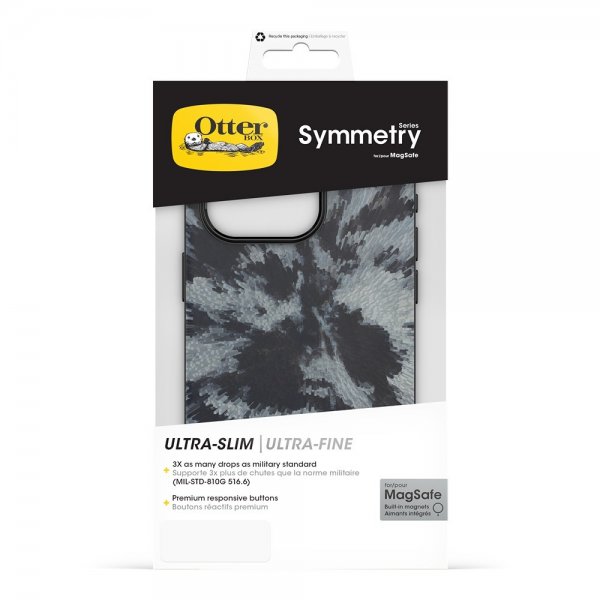Otterbox iPhone 15 Pro -suojakuori Symmetry MagSafe Burnout Sky