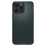 Spigen iPhone 15 Pro Thin Fit -suojakuori, Abyss Green
