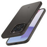 Spigen iPhone 15 Pro Thin Fit -suojakuori, Gunmetal