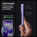 Spigen iPhone 15 Pro -suojakuori Thin Fit Iris Purple