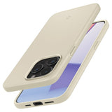 Spigen iPhone 15 Pro -suojakuori Thin Fit Mute Beige